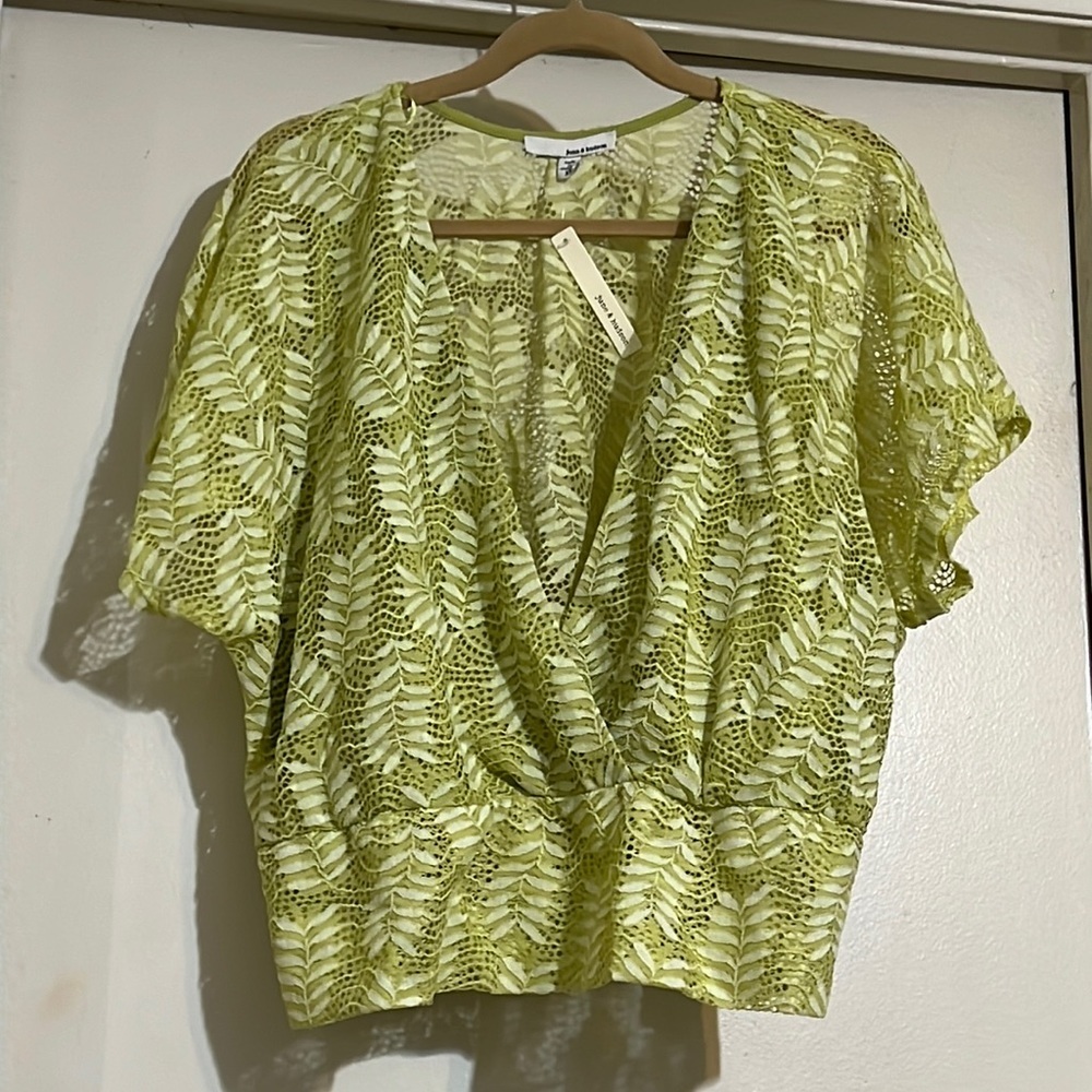 June & Hudson lace top